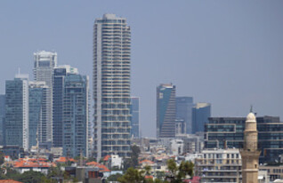 קו הרקיע של תל אביב (צילום: Michael Pasdzior, getty images)