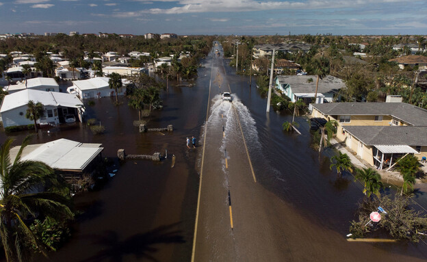הוריקן "איאן" הכה בפלורידה (צילום: מרקו בלו, רויטרס)
