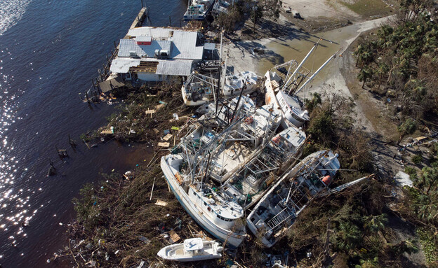 תיעוד ההרס בפלורידה (צילום: רויטרס)