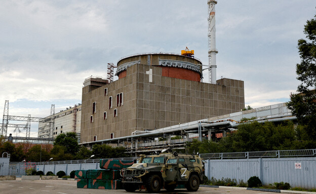 תחנת הכוח הגרעינית בזפרוז'יה (צילום: reuters)