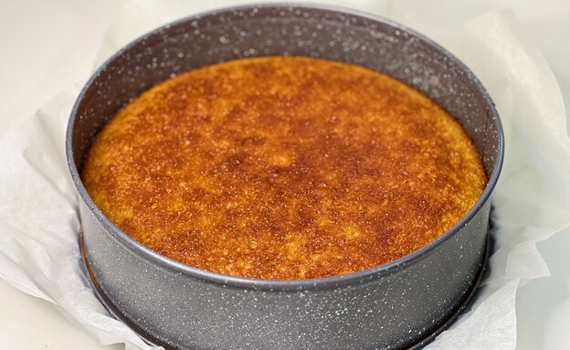 עוגת סולת תפוזים (צילום: יעל קצב, אוכל טוב, mako)