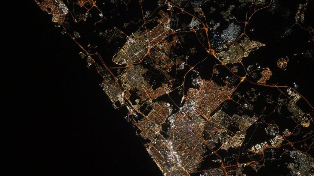 צילומים של ישראל מתחנת החלל הבין-לאומית