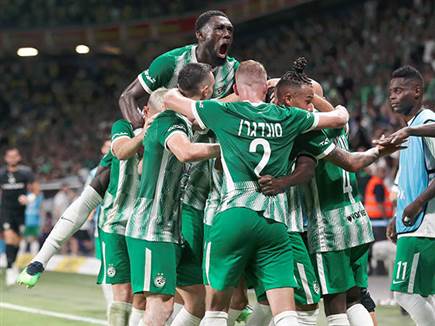 מכבי חיפה ביתרון (צילום: אלן שיבר)