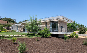 בית בתכנון רון שינקין, מבט מהגינה (צילום: עמית גושר)