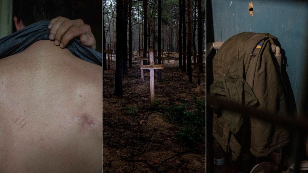 מתקני העינויים בעיר איזיום באוקראינה נחשפים מתקני העינויים בעיר איזיום באוקראינה נחשפים