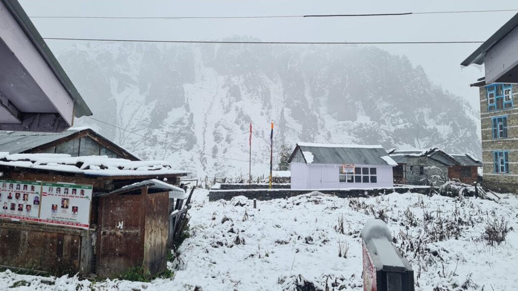 סופת שלגים בנפאל (צילום: באדיבות המצלם
)