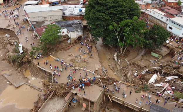 מפולת בונצואלה (צילום: רויטרס)