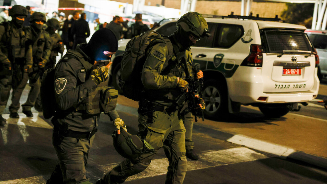 כוחות הביטחון בפיגוע במחסום שועפאט בירושלים כוחות הביטחון בפיגוע במחסום שועפאט בירושלים