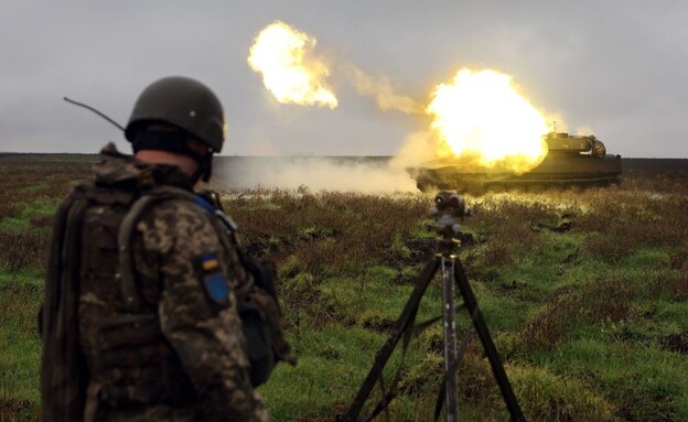 כוח אוקראיני בשטח (צילום: ANATOLII STEPANOV/AFP via Getty Images)