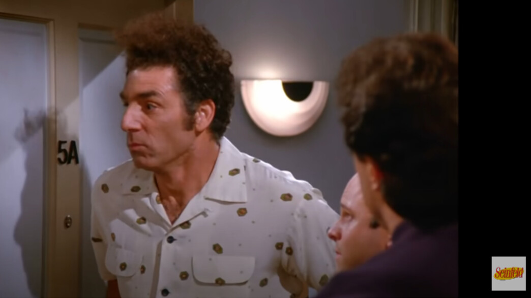 קריימר, סיינפלד (צילום: צילום מסך: Seinfeld, youtube)