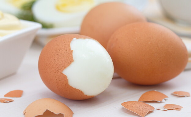 ביצה קשה שמתקלפת בקלות (צילום: Gamzova Olga, shutterstock)