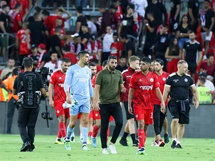 שחקני באר שבע מאוכזבים בסיום (דני מרון)