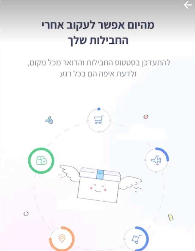 אפליקציה חדשה דואר ישראל (צילום: דואר ישראל)