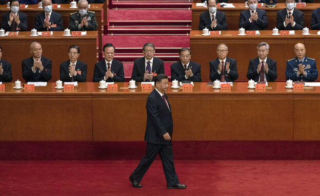 נשיא סין שי ג'ינפינג (צילום: Kevin Frayer-Getty Images)