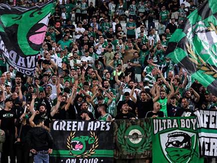 גם הקהל הירוק ליווה אותה עד לשם (getty)