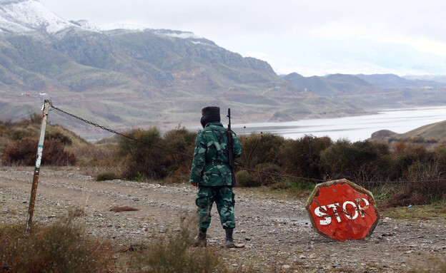 גבול איראן אזרבייג'ן (צילום: Murat Kaynak/Anadolu Agency via Getty Images)