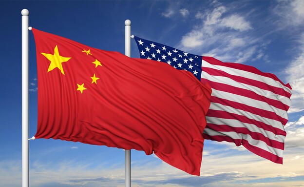 דגל סין, דגל ארה"ב (צילום: Gts, shutterstock)