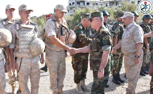 צבא סוריה בפעילות (צילום: mod.gov.sy)