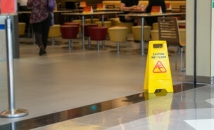 רצפה רטובה, בית קפה, מסעדה (צילום: PattyPhoto, shutterstock)