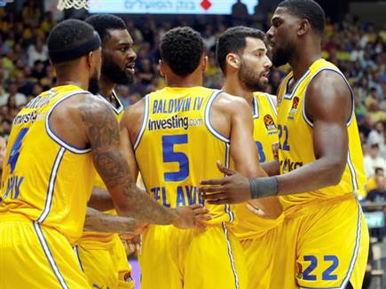 שחקני מכבי ת"א. דקות ארוכות בשליטה (אלן שיבר)