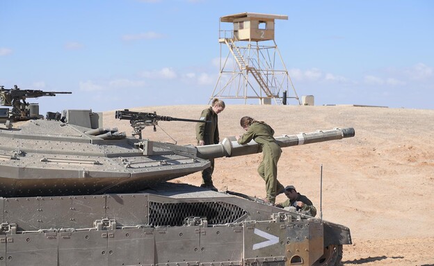 לוחמות הטנקים בחיל הגנת הגבולות (צילום: דובר צה"ל)