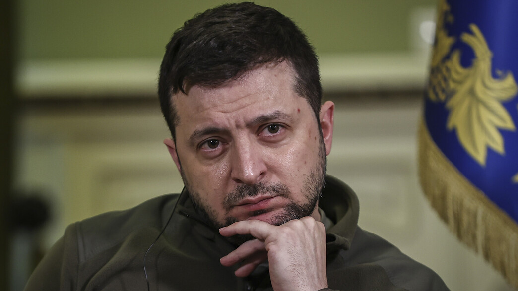 נשיא אוקראינה וולדומיר זלנסקי