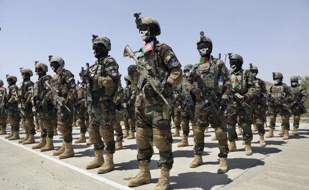 לוחמי צבא אפגניסטן שאומנו על ידי ארה