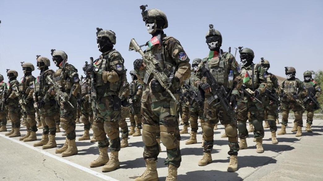 לוחמי צבא אפגניסטן שאומנו על ידי ארה"ב