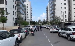 זירת הרצח בהרצליה (צילום: תיעוד מבצעי מד"א)