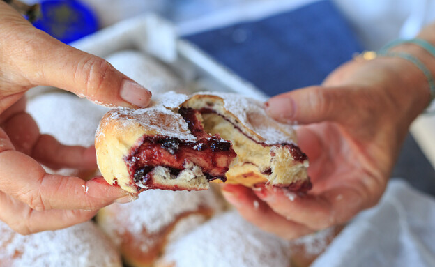 לחמניות ריבה. עוד אחת מבפנים