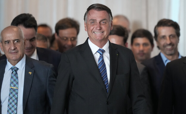 הבחירות בברזיל: הנשיא בולסונארו (צילום: ap)