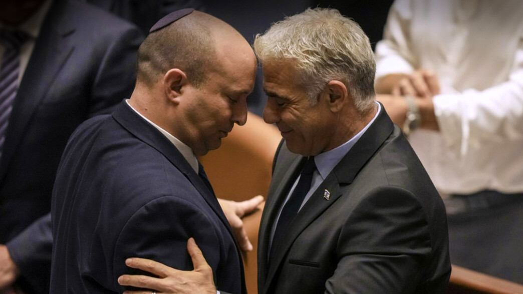 בנט ולפיד בכנסת בנט ולפיד בכנסת