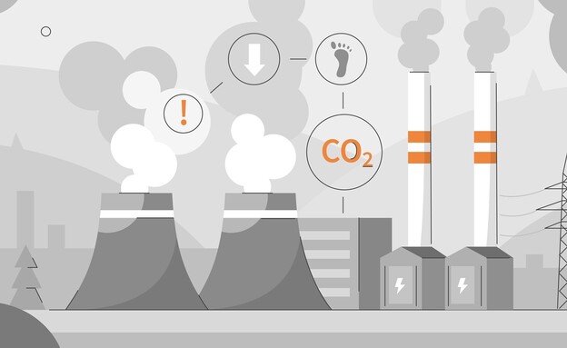 המילון הירוק: פליטות גזי חממה  (איור: Irina Strelnikova, shutterstock)