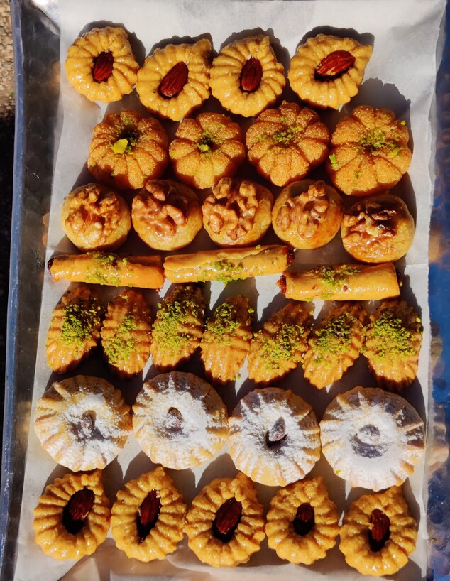 עוגיות דמשק סנייה (צילום: אורלי גנוסר)