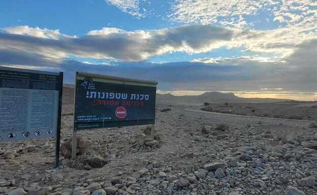 מראה חורפי בשמורת טבע מדבר יהודה  (צילום: אייל בן גיאט, רשות הטבע והגנים)