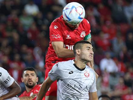 ותקפה את השער של האורחים לא מעט ללא הצלחה (דני מרון)