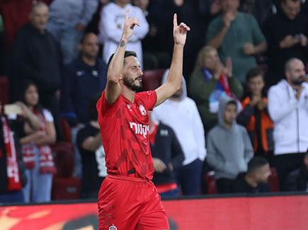 כשיחזקאל הכפיל את היתרון מעט אחרי פתיחת המחצית (דני מרון)