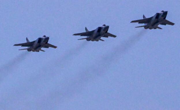 המטוסים בשמי המדינה (צילום: URI KADOBNOV/AFP/GettyImages)