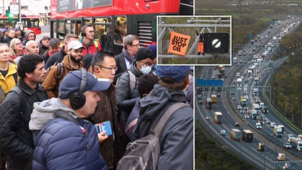 שביתה ברכבות בלונדון שביתה ברכבות בלונדון