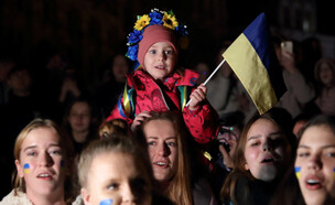 חגיגות בקייב, אוקראינה (צילום: רויטרס)