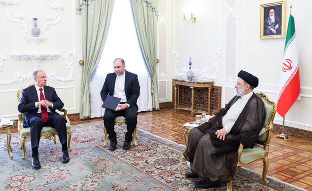 ניקולאי פטרושב עם נשיא איראן ראיסי, השבוע