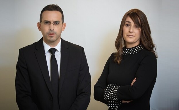 עורכי הדין מיכל פינטו ותומר בנישתי (צילום: ניר קידר)