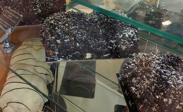 בריוש מצופה שוקולד (צילום: נוי ברקן)