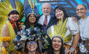 נשיא ברזיל, לולה, בוועידת האקלים ה-COP27 (צילום: מתוך טוויטר @LulaOficial)