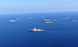 התרגיל בהשתתפות חיל הים (צילום: hndgspio)