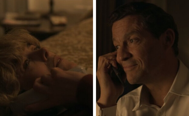 שיחת הטלפון הלוהטת של צ'ארלס וקמילה, "הכתר" (צילום: Netflix, צילום מסך)