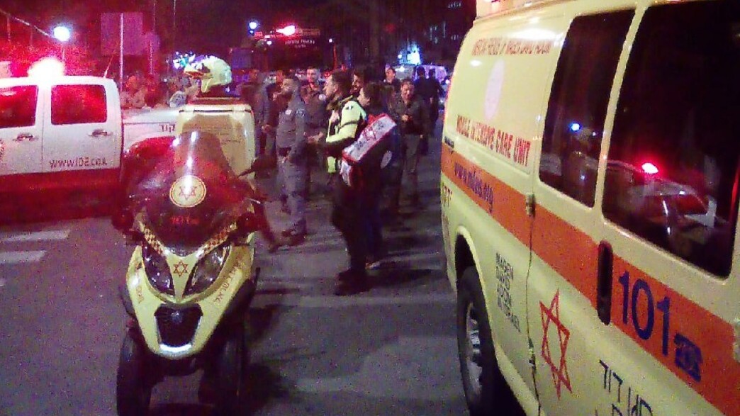 שרפה בתל אביב: גבר בן 30 נפצע קשה