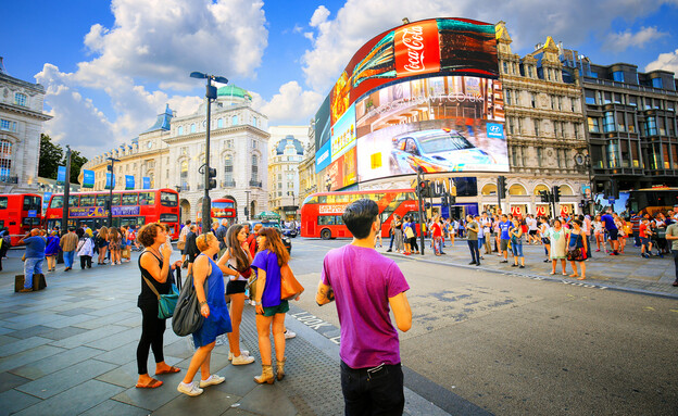 כיכר פיקדילי, לונדון (צילום: Lukasz Pajor, Shutterstock)