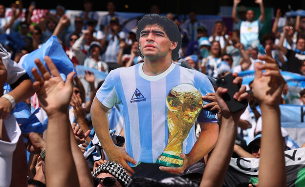 קהל נבחרת ארגנטינה קטאר 2022 (צילום: getty images)