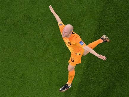 ברגע מאושר משלו (getty)